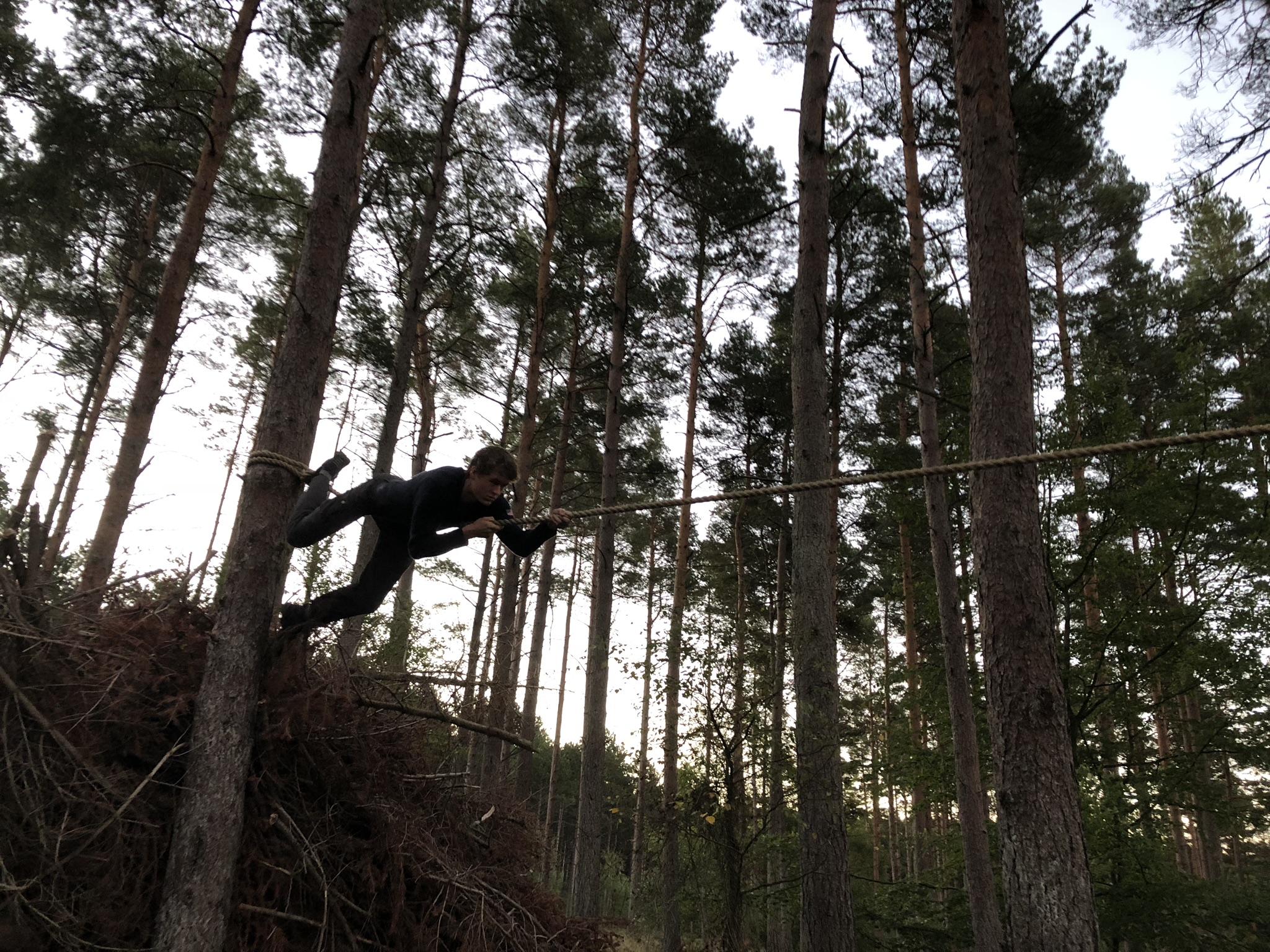 Vildmarkscentret - Rappelling