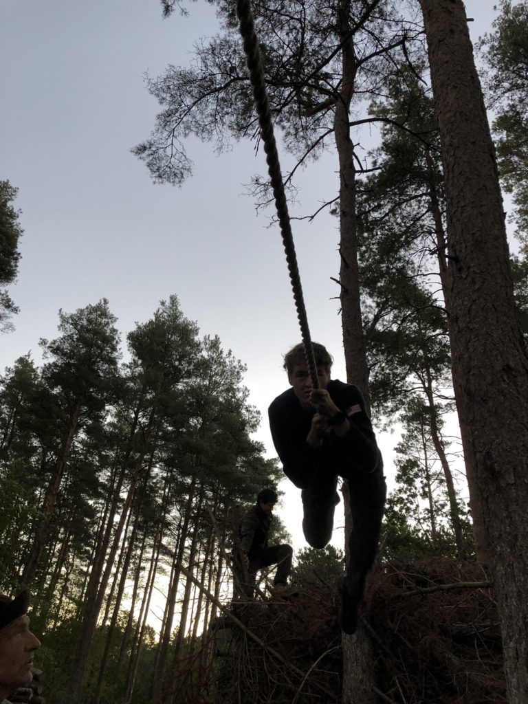 Vildmarkscentret - Rappelling